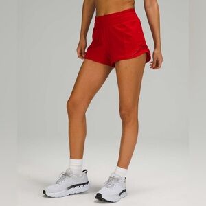 Lululemon hotty hot high rise shorts